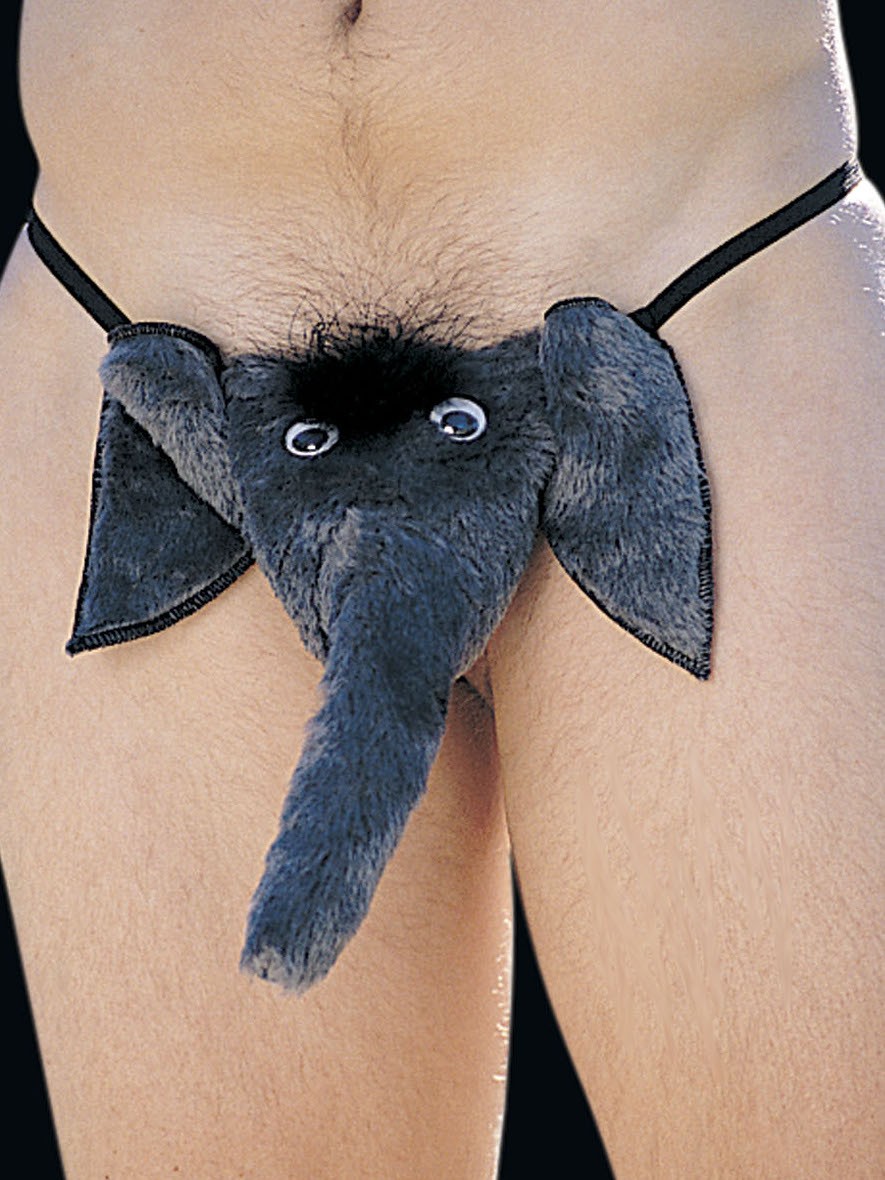 Faux Fur Elephant POUCH