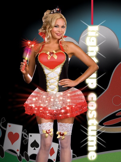 Queen of Heartbreakers Light Up 5 PC Costume