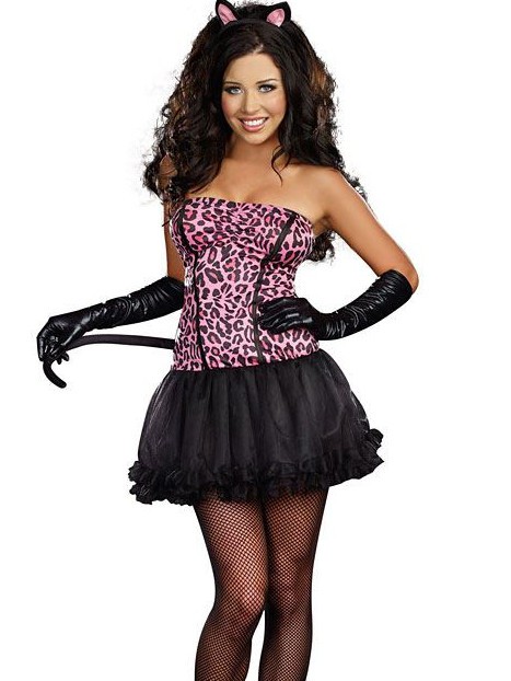 Kiss Me Kitty 3 PC Costume