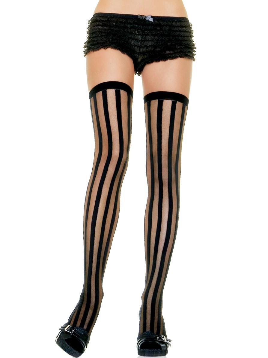 Vertical Striped Stockings