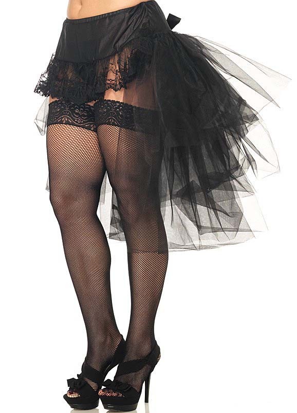 Plus Size Tulle Bustle Skirt