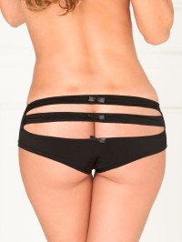 Crotchless Boyshort With Slits