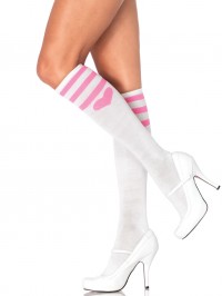 Sweetheart Athletic Knee Socks