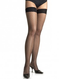 Plus Size Industrial Net Thigh Highs