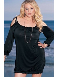  Off The Shoulder Plus Size Dress
