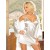 Sleepwear Babydoll And Robe With Attached Belt