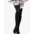 Opaque Thigh Highs With Satin Bow