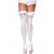 Ruffle And Bow Opaque Thigh Highs